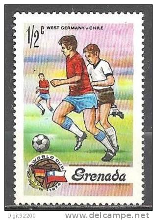 1 W Valeur Unused, Non Oblitérée - GRENADA * WORLD CUP 1974 - FOOT - 1257-20 - 1974 – Germania Ovest