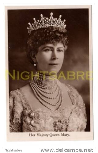 Postcard - Her Majesty Queen Mary -  RP-date Of Card Unknown- Unposted(3149) - Familles Royales