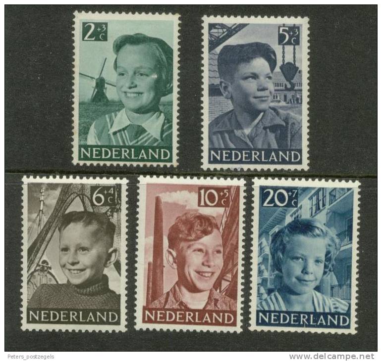 Nederland 1951 NVPH 573-577 Kinderzegels Postfris (MNH) - Ongebruikt