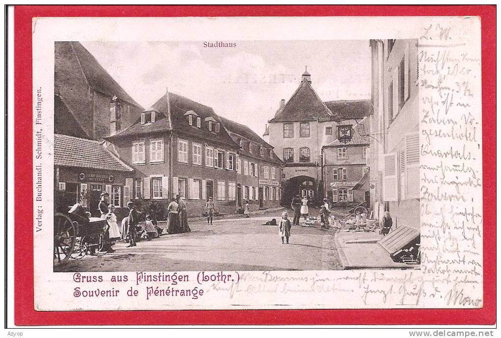 57 - GRUSS AUS FINSTINGEN - FENETRANGE - Stadthaus - Fénétrange