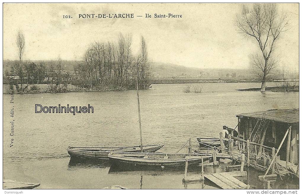 Ile Saint Pierre  Cabane De Pêcheur - Pont-de-l'Arche