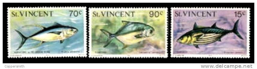 (001) St. Vincent   Fish / Poisons / Fische / Vissen ** / Mnh  Michel 448-50 - St.Vincent (1979-...)