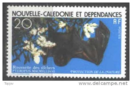NEW CALEDONIA  -  NATURE PROTECTION - BATS    - 1978  - **MNH - Fledermäuse