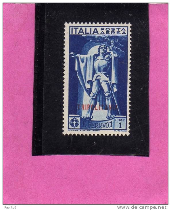 TRIPOLITANIA 1930 FERRUCCI AEREA L. 1 MNH - Tripolitaine