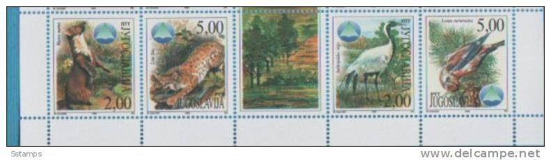 1998  JUGOSLAVIJA JUGOSLAWIEN JUGOSLAVIA  FAUNA BIRDS  NEVER HINGED - Ungebraucht