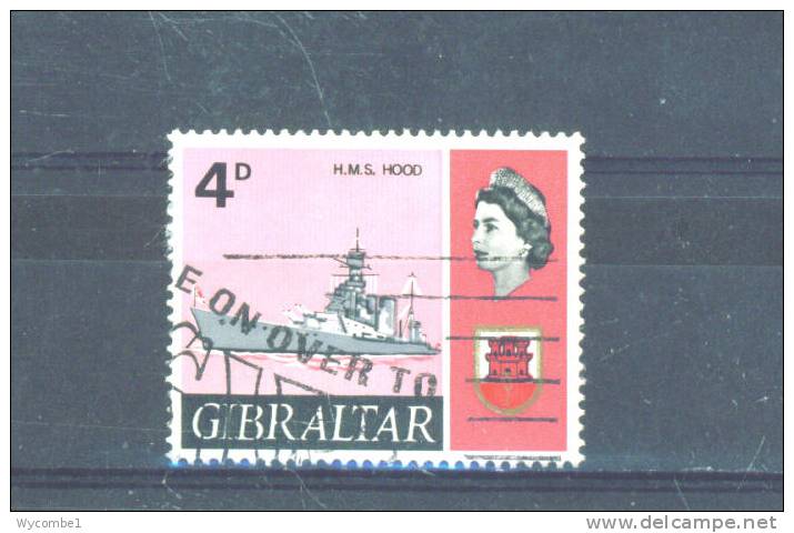 GIBRALTAR  -  1967  Ships  4d  FU - Gibraltar