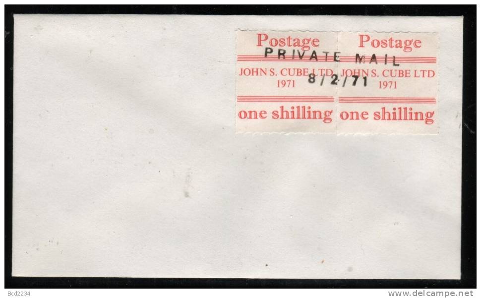 GB STRIKE MAIL COVER (PARBOLD (JOHN S CUBE LTD)) COMMERCIALLY USED 8 FEBRUARY 1971 - Local Issues