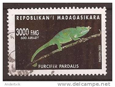 Madagascar, 2002 Iguana CAMALEON - Madagascar (1960-...)