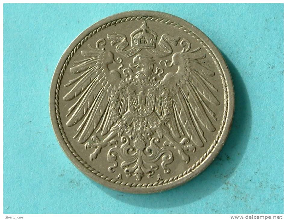 1912 A - 10 PFENNIG / KM 12 ( Uncleaned / For Grade , Please See Photo ) ! - 10 Pfennig