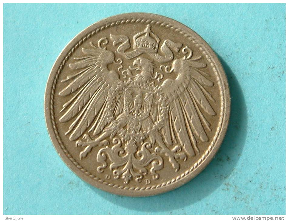 1912 D - 10 PFENNIG / KM 12 ( Uncleaned / For Grade , Please See Photo ) ! - 10 Pfennig