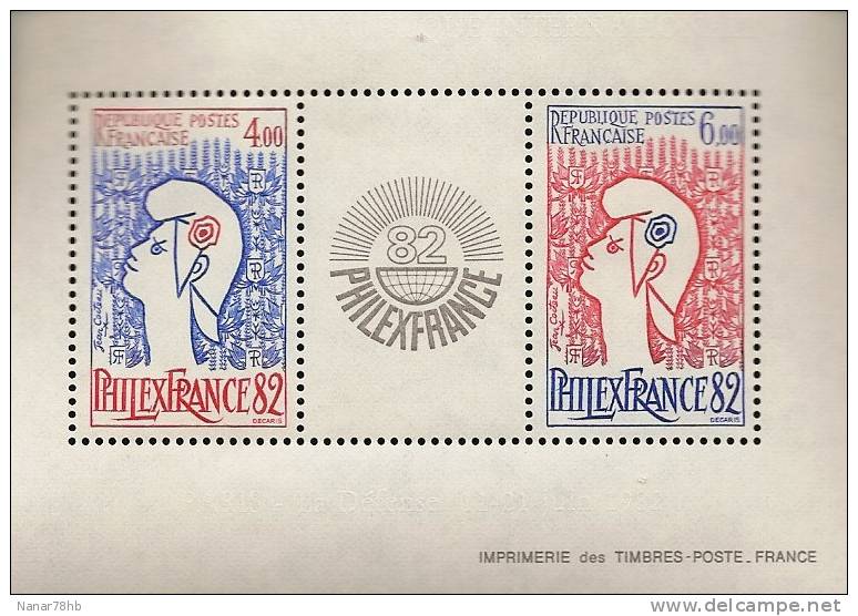 (c) Bloc Feuillet N°8 Philexfrance 82 - Souvenir Blocks & Sheetlets