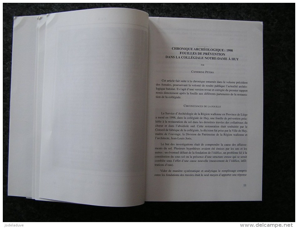 ANNALES DU CERCLE HUTOIS 1999 Huy Régionalisme Arnold Joseph Ramet Abbaye Flône Système Métrique Jacques Mathieu Devisé - België