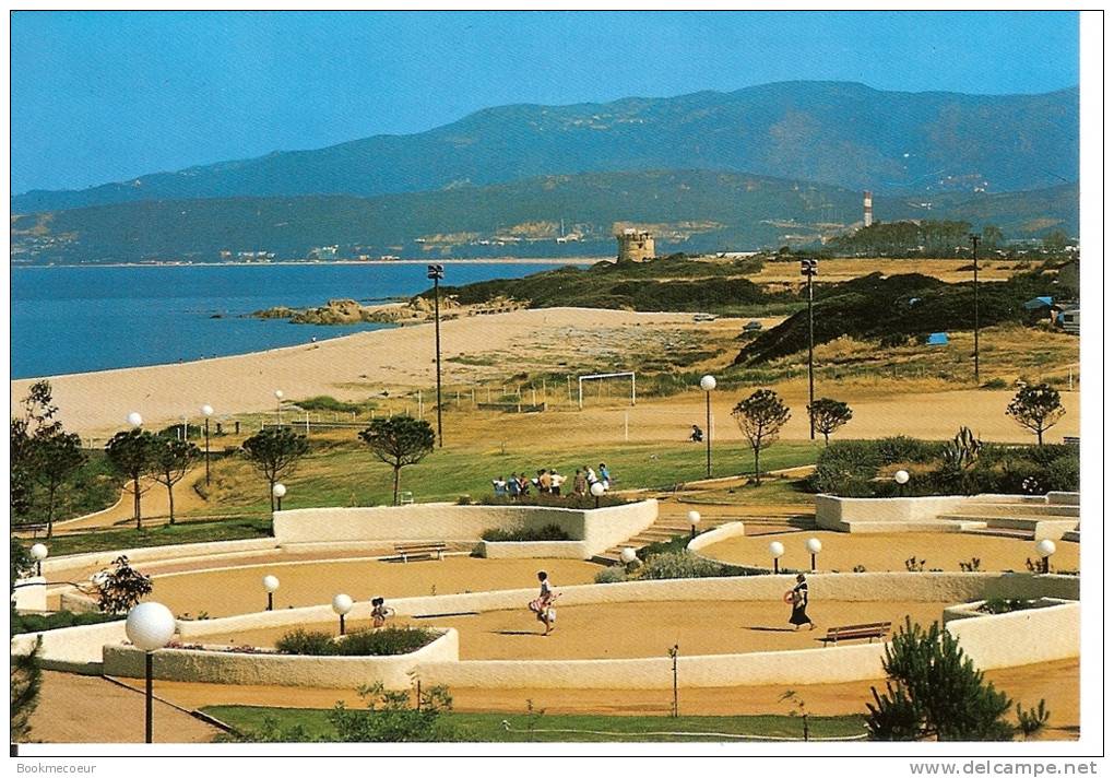 20  CORSE  ILE DE BEAUTE  SOUVENIR DU CENTRE DE VACANCES DE LA CCAS MARINCA PORTICCIO  LE BOULODROME ET ........ - Corse