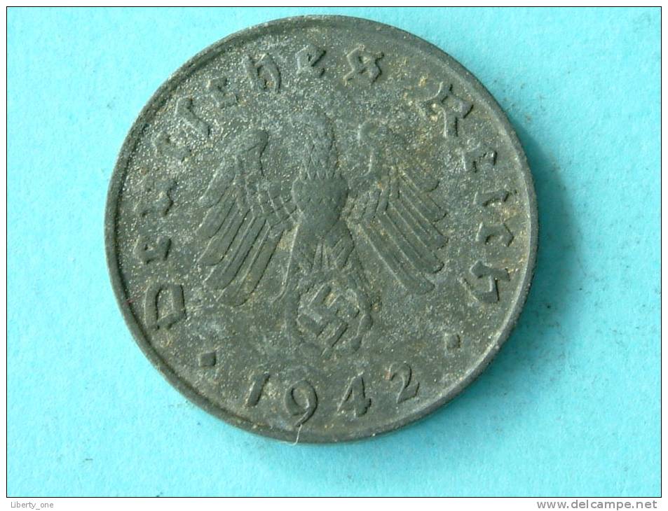 1942 E - 10 REICHSPFENNIG / KM 101 ( Uncleaned / For Grade , Please See Photo ) ! - 10 Reichspfennig
