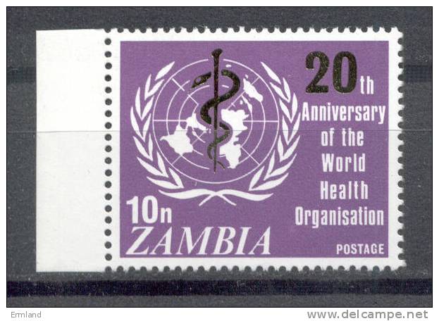 Zambia Sambia 1968 - Michel 53 ** - Zambia (1965-...)