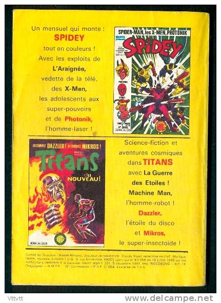 SPECIAL ZEMBLA, N° 71 (Décembre 1981), Le Colosse De Singa Binda, Editions Lug - Zembla