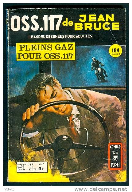 OSS.117 De Jean Bruce (Aredit, 1975) : Pleins De Gaz Pour OSS.117, Comics Pocket - Arédit & Artima