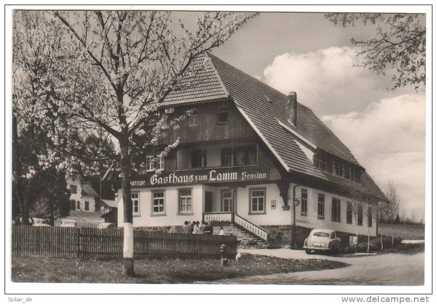 AK Gündelwangen Bonndorf Schwarzwald Baden-Württemberg, Gasthof Pension Lamm - Bonndorf