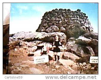 NUORO  COSTUMI SARDI E NURAGHE TANCA MANNA  N1975 DJ11722 - Nuoro