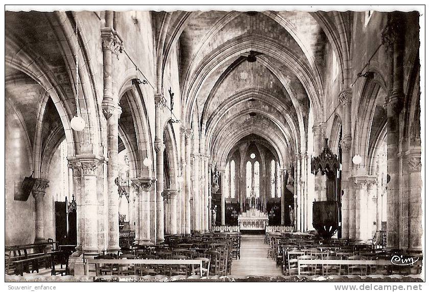 CP Mugron Intérieur De L' Eglise 40 Landes - Tartas