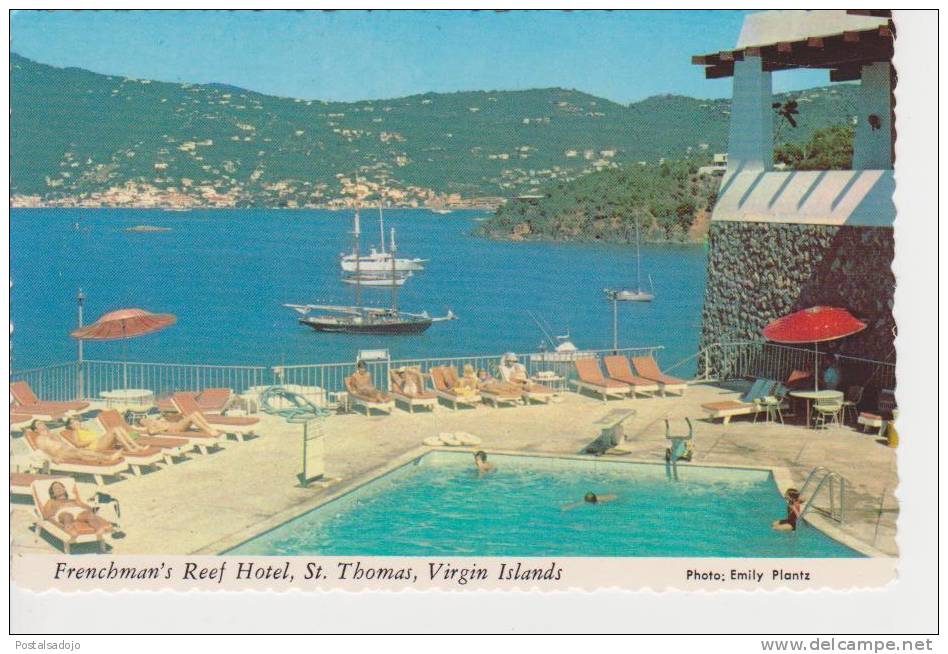 (BAL51)  VIRGIN ISLANDS. CHARLOTTE AMALIE HARBOR. FRENCHMAN'S REEF HOTEL - Britse Maagdeneilanden