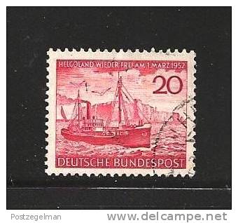 GERMANY 1952 Used Stamp(s) Helgoland Nr. 152 - Used Stamps