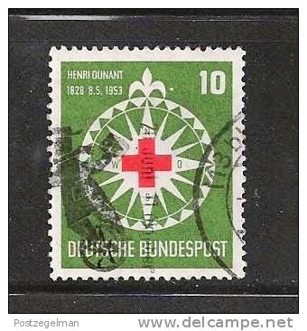 GERMANY 1953 Used Stamp(s) Henri Dunant 164 - Used Stamps