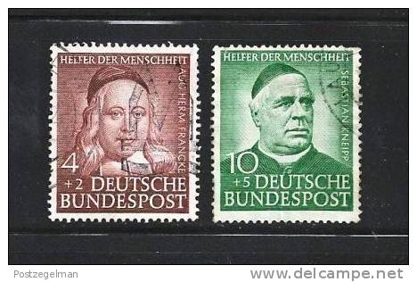 GERMANY 1953 Used Stamp(s) Famous Persons 2 Values Only (not Complete) Nr.173-174 - Used Stamps