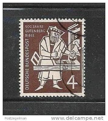 GERMANY 1954 Used Stamp(s) Gutenberg Bible Nr. 198 - Used Stamps