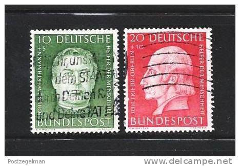 GERMANY 1954 Used Stamp(s) Famous Persons 2 Values Only (not Complete Nr. 177-178 - Used Stamps