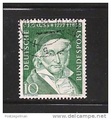 GERMANY 1955 Used Stamp(s) Carl Friedrich Gauss Nr. 204 - Used Stamps