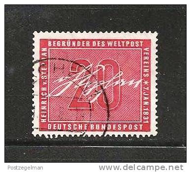 GERMANY 1956 Used Stamp(s) Heinrich Von Stephan Nr. 227 - Used Stamps