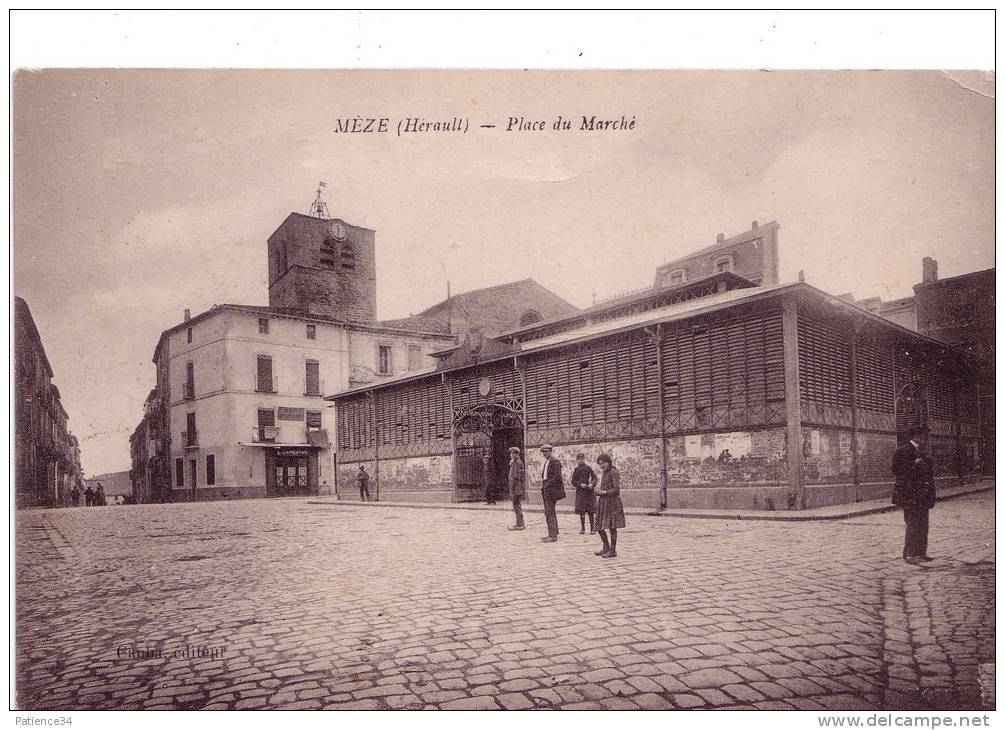 Département 34: MEZE - Place Du Marché - Mèze