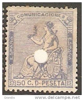 Telegraaf 1873 Ed.nr.137T  (r.kant Tanding Kort) - Telegramas