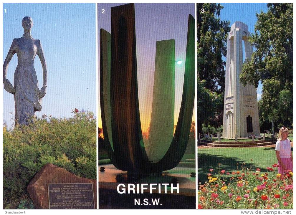 Griffith, NSW Unused - Monuments And Memorial Gardens Unused - Otros & Sin Clasificación