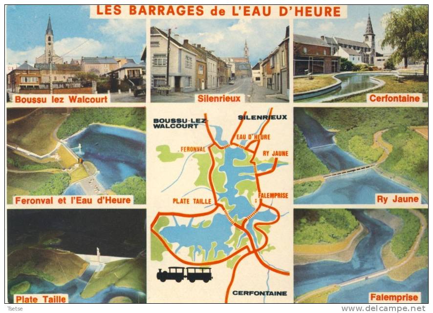 Silenrieux- Cerfontaine- Boussu Lez Walcourt - Les Barrages -7 Vues + Plan - Cerfontaine