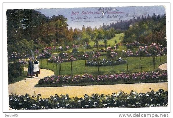 BAD SALZBRUNN -OLD POST CARD-traveled - Boehmen Und Maehren