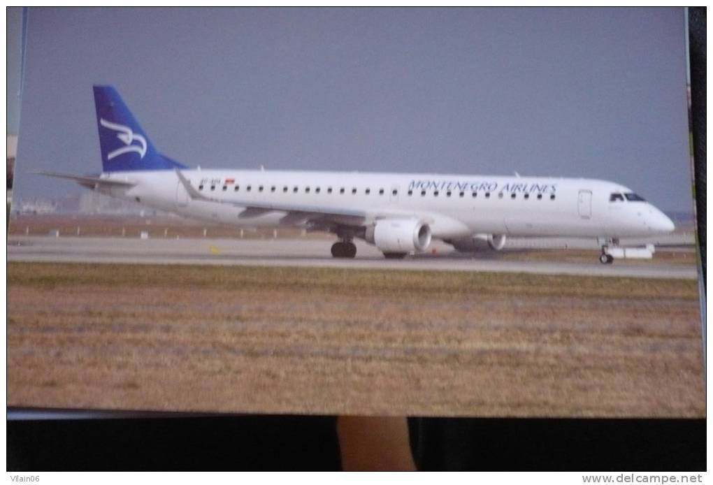 EMBRAER 195    MONTENEGRO AIRLINES   4O AOA   FRANKFURT AIRPORT - 1946-....: Moderne