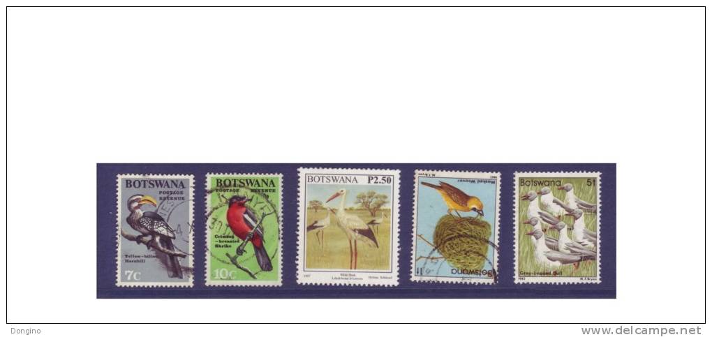 G222 / Botswana / Birds / Aves / Oiseaux - Collections, Lots & Series