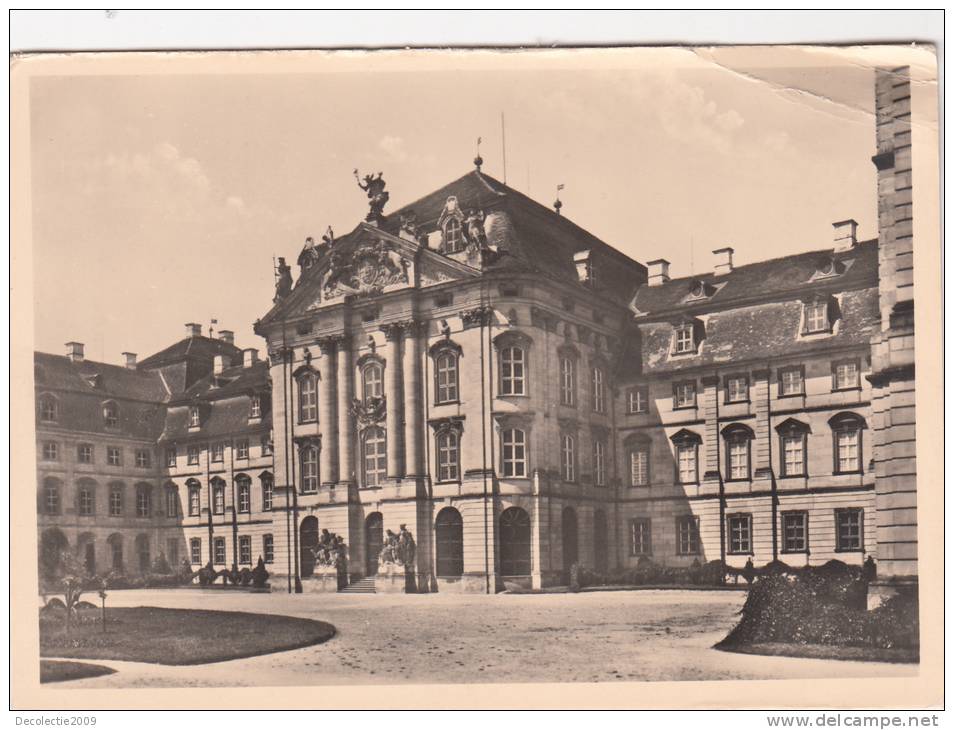 B35453 Pommersfelden Schloss Weissenstein Ehrenhof  Not Used Good Shape - Bamberg