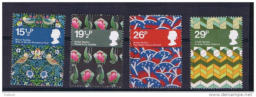 RB 773 - GB 1982 Textiles - Fine Used Set Of Stamps -  Retail &pound;0.95 - Non Classificati