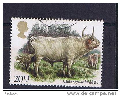 RB 773 - GB 1984 - British Cattle Chillingham Wild Bull 20 1/2p  - Fine Used Stamp - Animals Cows Theme - Cows