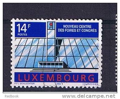 RB 773 - Luxembourg 1992 - 14f New Fairs Centre Kirchberg - Fine Used Stamp SG 1310 - Buildings Architecture Theme - Oblitérés