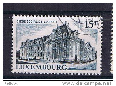 RB 773 - Luxembourg 1971 - Man Made Landscapes Arbed Steel Works HQ 15f - Fine Used Stamp SG 878 - Industry Theme - Gebraucht