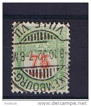 RB 773 - Luxembourg 1922 - 75c Postage Due - Fine Used Stamp SG D230 - Taxes