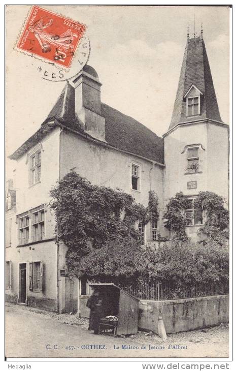 ORTHEZ - LA MAISON DE JEANNE D ALBRET - Orthez