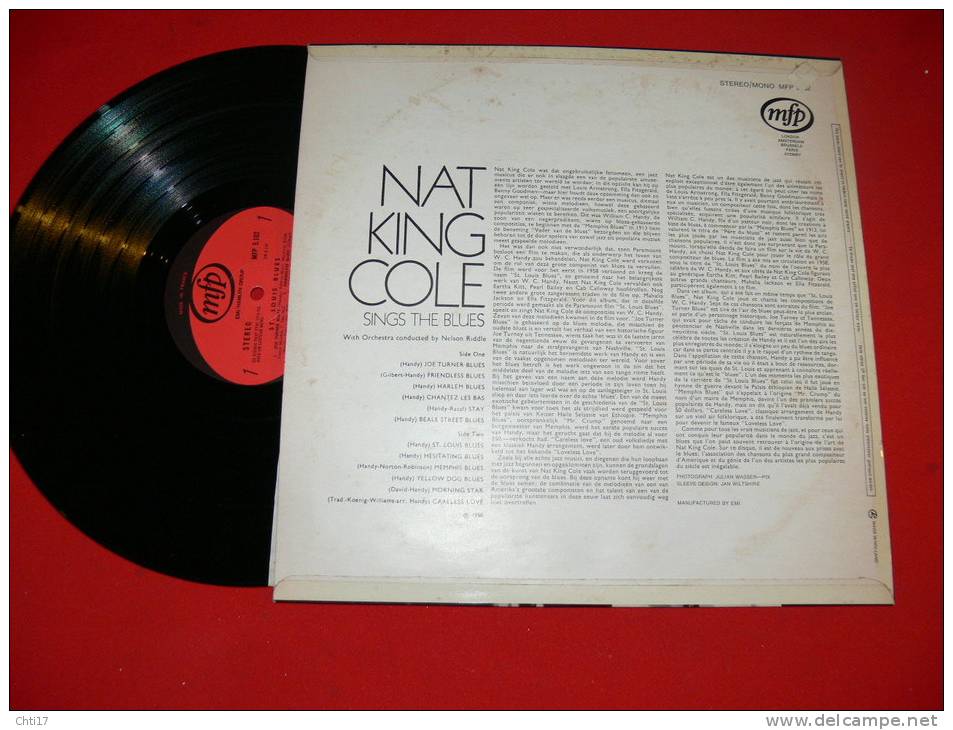 NAT KING COLE  SINGS THE BLUES  EDIT MFP 1971 - Blues