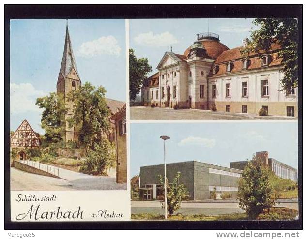 Schillerstadt Marbach A.neckar édit.jahre Fotohaus Hildenbrand N° 50 948 F - Marbach