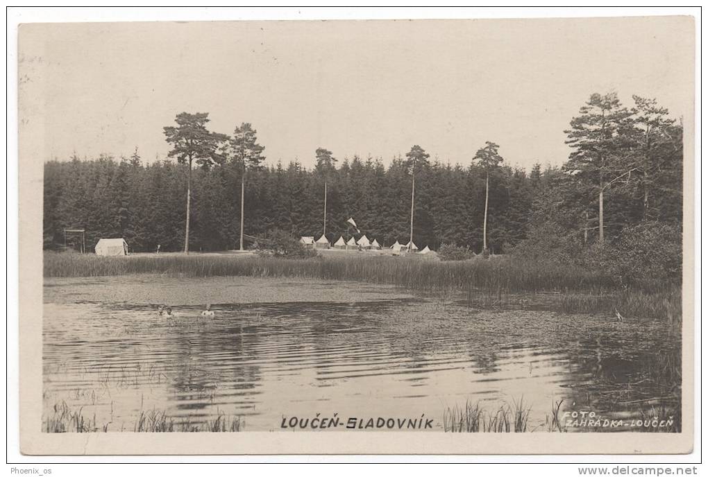 SCOUTING - Camp, Lou&#269;en / Sladovnik, Czech Republic, 1923. - Scoutismo