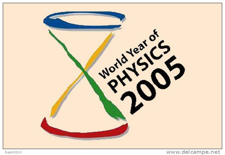 [Y59-038  ]   2005 World Year Of Physics   , Postal Stationery -- Articles Postaux -- Postsache F - Physik